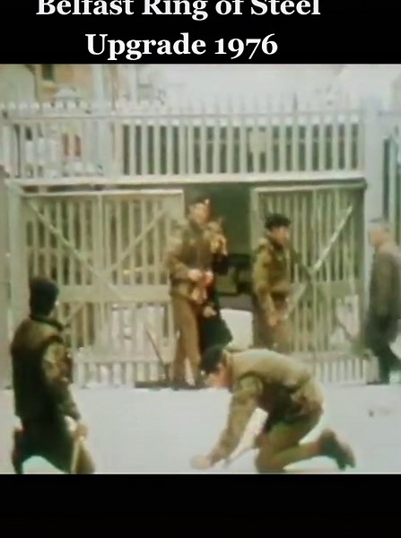 Belfast Ring of Steel 1976 #irelandtiktok #tiktokireland #irishtiktok #nitok #belfast #belfasttiktok #tiktokbelfast #northernirelandtiktok #ireland