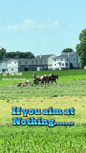Amish farmer in Lancaster Pennsylvania working the fields with his three horses #fyp #amishcountry #foryoupage #amishtok #inspirationalqoutes #farmer #amish #lancastercounty