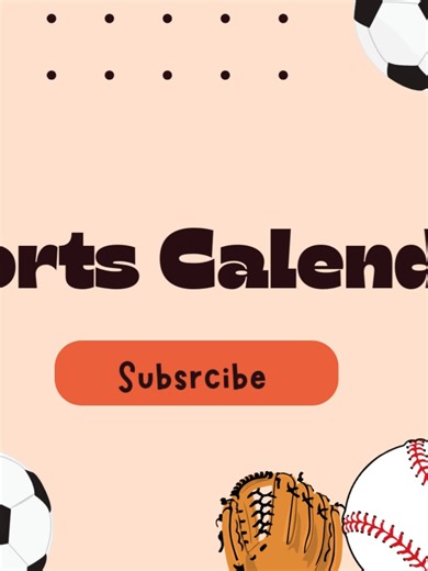 Yoursportscalendar2025 on TikTok