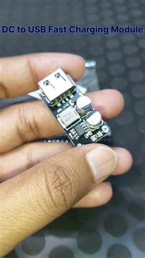 DC to USB Fast Charging Module #powerbankmodule