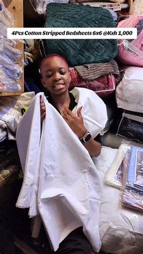 Stripped Bedsheets 6*6 ✨2 pcs bedsheets ✨2 pcs pillow cases 🎯To place your order please call/WhatsApp 0758590996 🎯We are located at Royal Palms Mall Ronald ngala street Next to Naivas (Opposite RNG plaza) wing B second floor bf34 (Households and Electronics) Or Same building Wing B Fourth Floor BT71 (BEDDINGS) #valholdings #bedsheet #bedsheets #fyp #foryoupage
