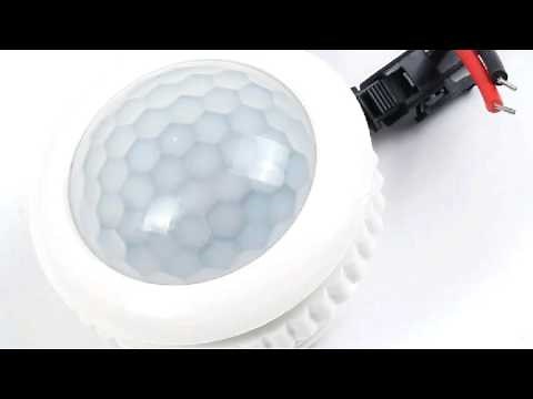 PIR IR Infrared Human Body Induction Switch Light Control Ceiling Lamp