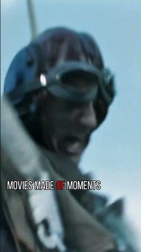 A Hurricane fighter jet uses its turbulence to knock down a parachuting pilot."Operation Hurricane".