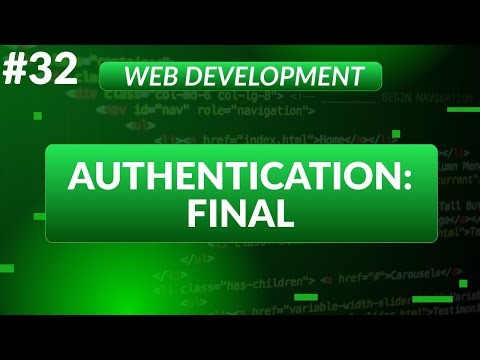 #32: Authentication: FINAL | Web Development Course | Nepali