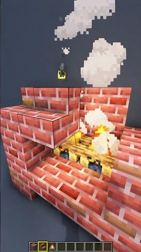 Quick & Easy Minecraft Decoration Idea | Survival Build Tips #shorts