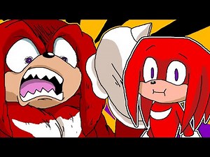 Knuckles Needs Knuckles' Power - Movie Knuckles Vs. Game Knuckles Animated Parody Cartoon