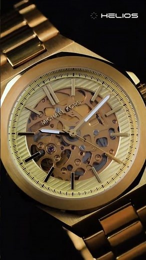 Michael Kors Callum Automatic | Bold Octagonal Gold-Tone Timepiece