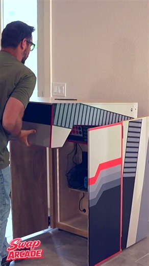 Swap Arcade: Full Arcade That Turns Into A Furniture Cabinet