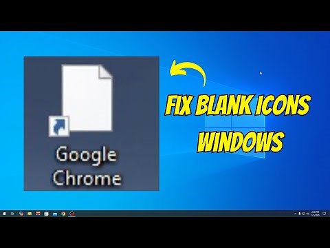 How to Fix Icons On Desktop Not Working Or Not Showing Properly in Windows 11/10/8/7