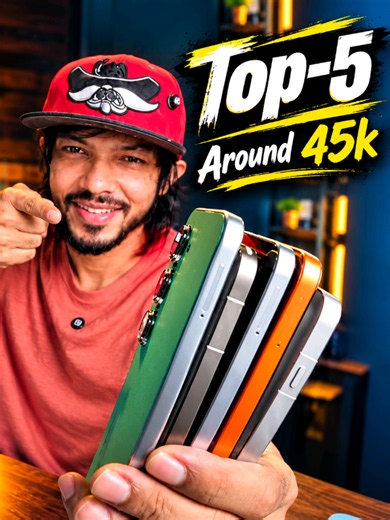 Top-5 Smartphones Around 45k __ Camera_ Gaming_ Big Battery 🔋 (Aug 2026)#smartphone #foryoupage #redmiturbo4pro #turbo5max #honor200