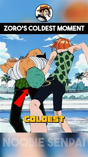 nami tried to act cold infront of zoro #onepiece #luffy #zoro #nami #shorts