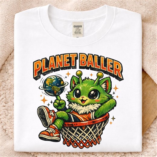 Planet Baller Alien Basketball PNG (digital Download) - Etsy