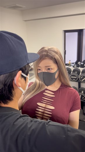 MAi, Japanese Fitness Trainer on Instagram: "My voice gets softer when you’re struggling… My encouragement gets closer when you’re about to give up… And my eyes? They’re locked on you the whole time  Let me bring out your strength… in more ways than one~ Do you think this training style would bring out the best in you? #personaltrainer #trainingsession #mensfitness #gym #workout #japanesegirl #asian"