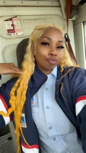 Confident Postal Worker in Uniform#postalworker #uniformstyle #confident #mailcarrier