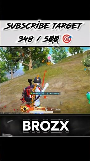 BGMI SUBSCRIBE TARGET 🎯 348 / 500 #bgmi #viral #gaming #shots #tranding #mobilegame
