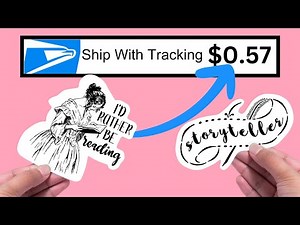 Shipping HACK No One Uses: How To Ship Stickers (57¢ Tracking)
