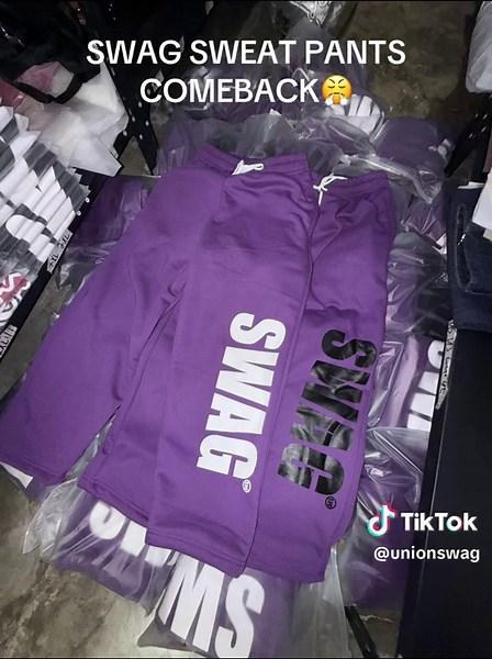 Baggy Sweat Pants Now Back in Stock – Shop the Swag