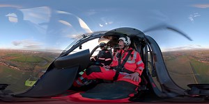 1.7K views · 130 reactions | Ever wondered what it's like to be inside the cockpit when our helicopter is dispatched? Watch our crew take off in this 360 video  | Yorkshire Air Ambulance | Facebook