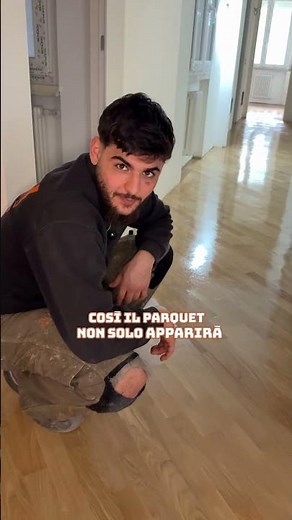 Il tuo parquet rinasce con lamatura e verniciatura 😉