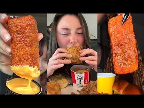 Ultimate Mukbang Compilation | Wingstop, KFC, Dave’s Hot Chicken & More! 🍗🔥