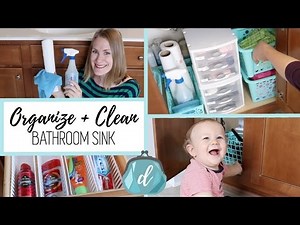 BATHROOM ORGANIZATION | Under the Sink Dollar Tree Ideas!