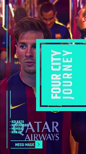 Lionel Messi in India 🇮🇳🐐 | The GOAT Tour LIVE on DD Sports! ⚽🔥