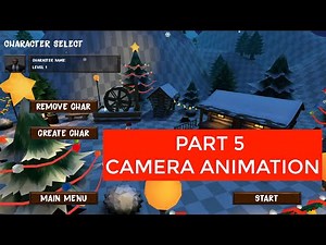 Camera Transitions For Main Menu In Unity #5 | Third Person Shooter Unity Complete Course