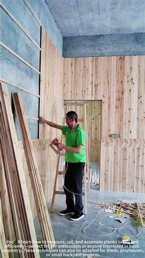 Building a House with Wooden Planks 🛠️🏠