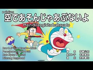 Doraemon Sub Indo Terbaru 884 AB: Jadi temanku dong, Topknot! & Main di langit itu bahaya