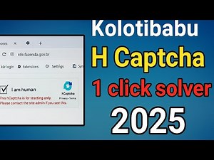 🚀 Kolotibablu HCaptcha One Click Solver 2025 #hcaptcha #kolotibablo #captcha #outologin