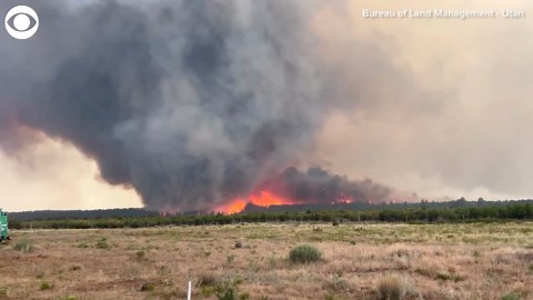 Rare EF-2 Fire Tornado Footage