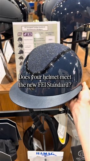 Is Your Helmet Ready for the New Standards? Here’s how to check 👇 1️⃣ Look inside your helmet for the testing standard marking (usually on the helmet liner or shell). 2️⃣ You’ll also find a quality testing label — note down these codes or take a photo. 3️⃣ Open the FEI Accepted Testing Standards for Protective Headgear document and match your codes to see your helmet’s applicable time period ✅ This quick check helps you confirm if your helmet will still be approved under the new FEI standards r