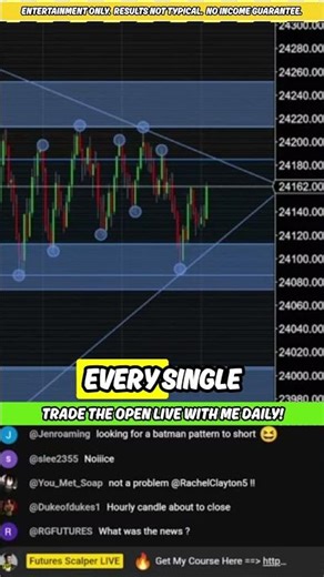 Watch the full stream on @FuturesScalperLIVE - live every trading day 🔴