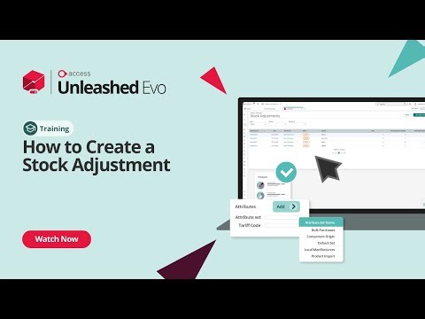 How to Create a Stock Adjustment | Unleashed Inventory Management Training Academy