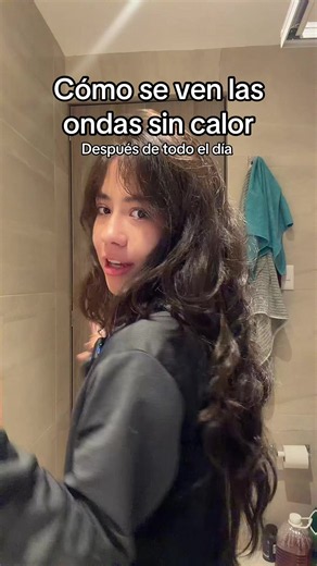 Cómo se ven las ondas sin calor después de todo el día