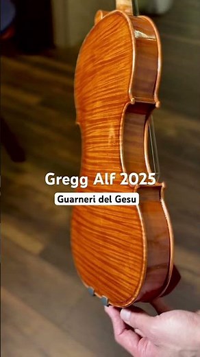 Guarneri model by Gregg Alf, 2025 #violin #guarneri #luthier