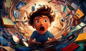 symptoms of obsessive-compulsive disorder (OCD), showcasing repetitive behaviors, intrusive thoughts, and the distress they can cause.