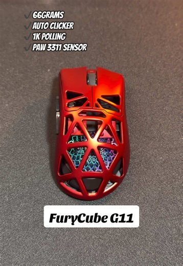 I personally think there’s no mouse out right now at this price range that can touch this one. This shit is actually a solid ass mouse and I have yet to have issues with it. Great mouse. And it has an auto clicker lol #furycubeg11 #autoclickmouse #gamingmouse #furycubemouse #bestbudgetmouse @ZIFRIEND LOCAL