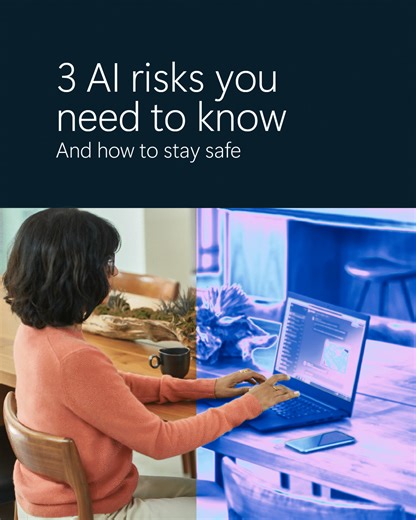 AI innovation demands AI security. Understand the top three risk areas shaping the future of secure AI. Equip your team with strategies that work. Download the infographic as part of our Be Cybersmart Kit: http://msft.it/6186sNKck | Microsoft CEE