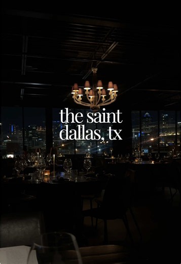Dallas Restaurants | The Saint An Italian steakhouse located in the Design District in Dallas! The restaurant was beautiful and you get views of downtown from afar. They were out of some of the appetizers I wanted to try but enjoyed my steak and mash. #dallastiktok #dallasrestaurants #dallasdatenight #dallas #dallasfoodspots
