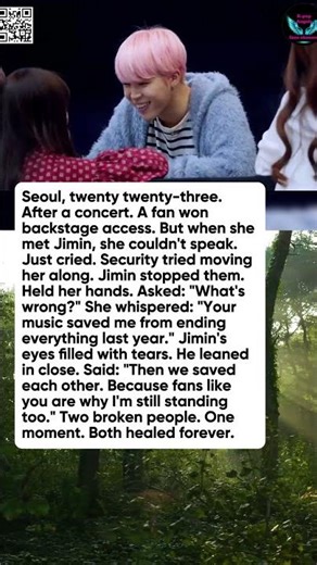 What Jimin Told a Crying Fan Backstage Will Shatter You Forever