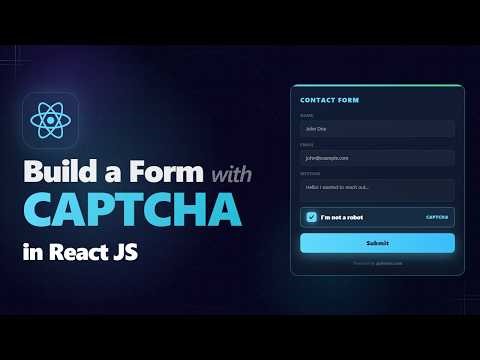 How to Build a Form with Captcha in React JS