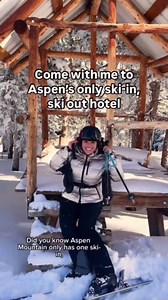 Come with Me To Aspen's Only Ski In Ski Out Resort