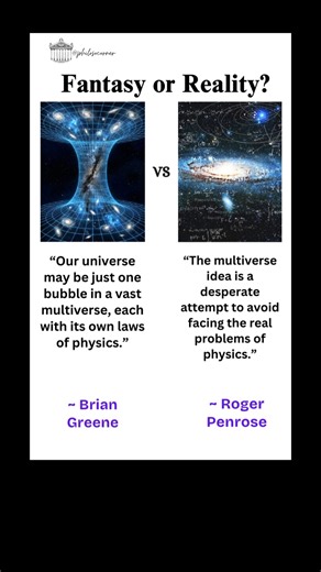 Penrose vs Greene on the Multiverse #science #philosophy #quotes #physics #universe #mathematics
