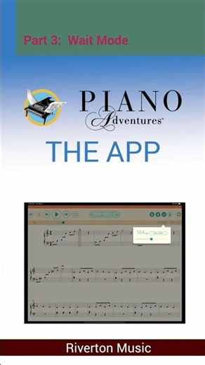 #Faber #Piano #App Part 3 - Wait Mode | #RivertonMusic #pianolessons #pianolessonsonline