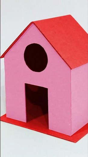 Como hacer una casita de cartón
