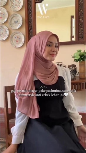 ✨ Bingung gayain pashmina biar tetap stylish & anti ribet?