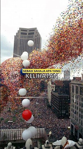 Tragedi Pelepasan 1.5 Juta Belon ke Udara Bandar Ohio 🎈#shorts