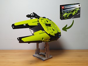 LEGO MOC-223100 Green Lamborghini Millennium-Falcon (42161 Alternate Build) (Technic 2025)