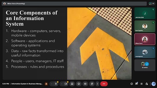 Information System in Business Management join the google meet link here: meet.google.com/zvh-bhus-nej | Computer Programming Services
